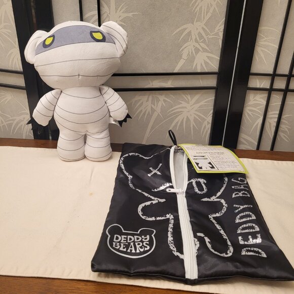 Very Rare "Bundle" the Mummy Deddy Bear w/ Body Bag - NWT - Picture 5 of 5